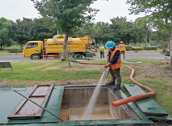 金塔化油池清理